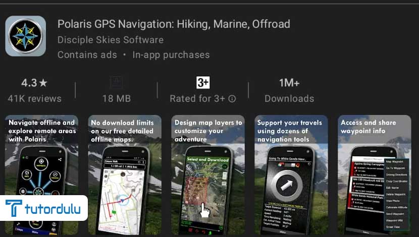 Aplikasi GPS Terbaik dan Akurat Polaris GPS Navigation
