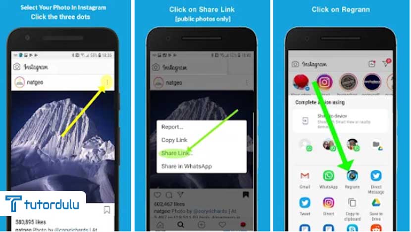 Aplikasi Repost Instagram Terbaik Khusus Android regrann