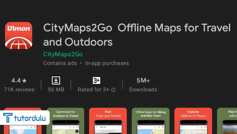 CityMaps2Go Aplikasi GPS Terbaik dan Akurat