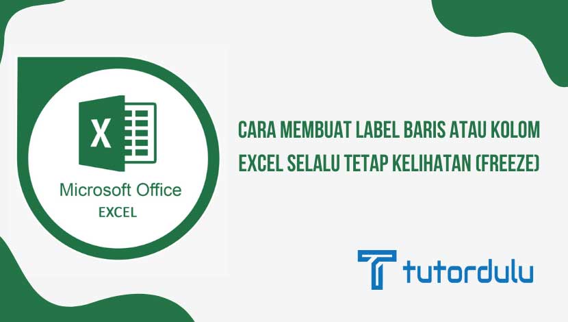 Cara Membuat Label Baris atau Kolom Excel Selalu Tetap Kelihatan (Freeze)