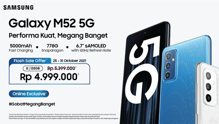 Kelebihan dan Kekurangan Samsung Galaxy M52 5G